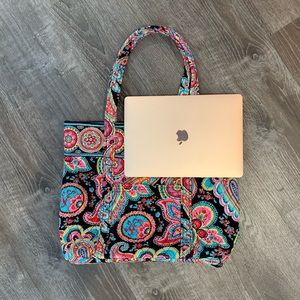 Vera Bradley quilted tote